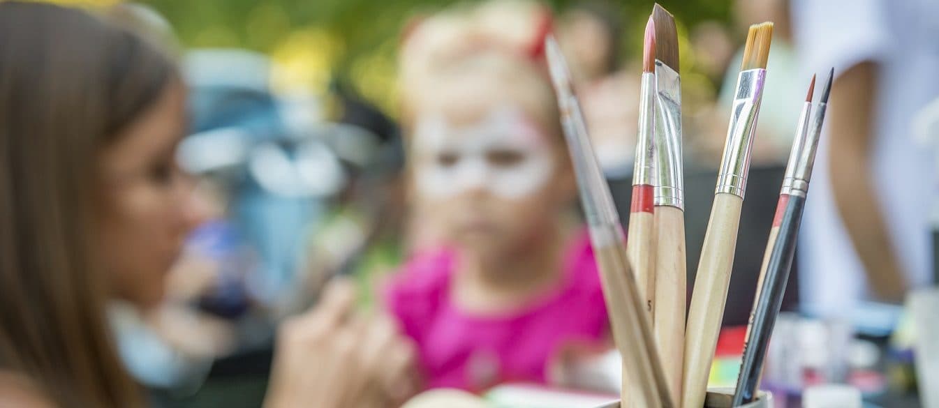 Children enjoying enrichment activities at The Village Learning Center